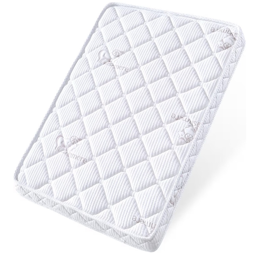 White Quilted Mattress Topper